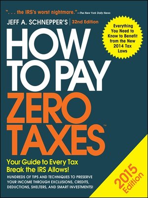cover image of How to Pay Zero Taxes 2015